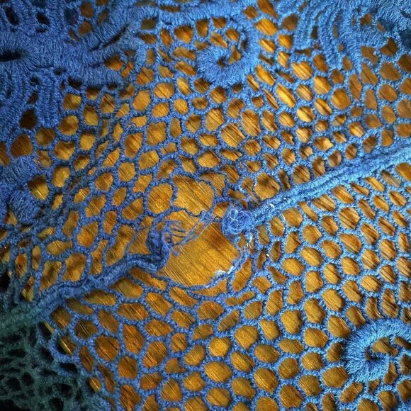 Abercrombie - Blue lace Crop top - Picture 6 of 6